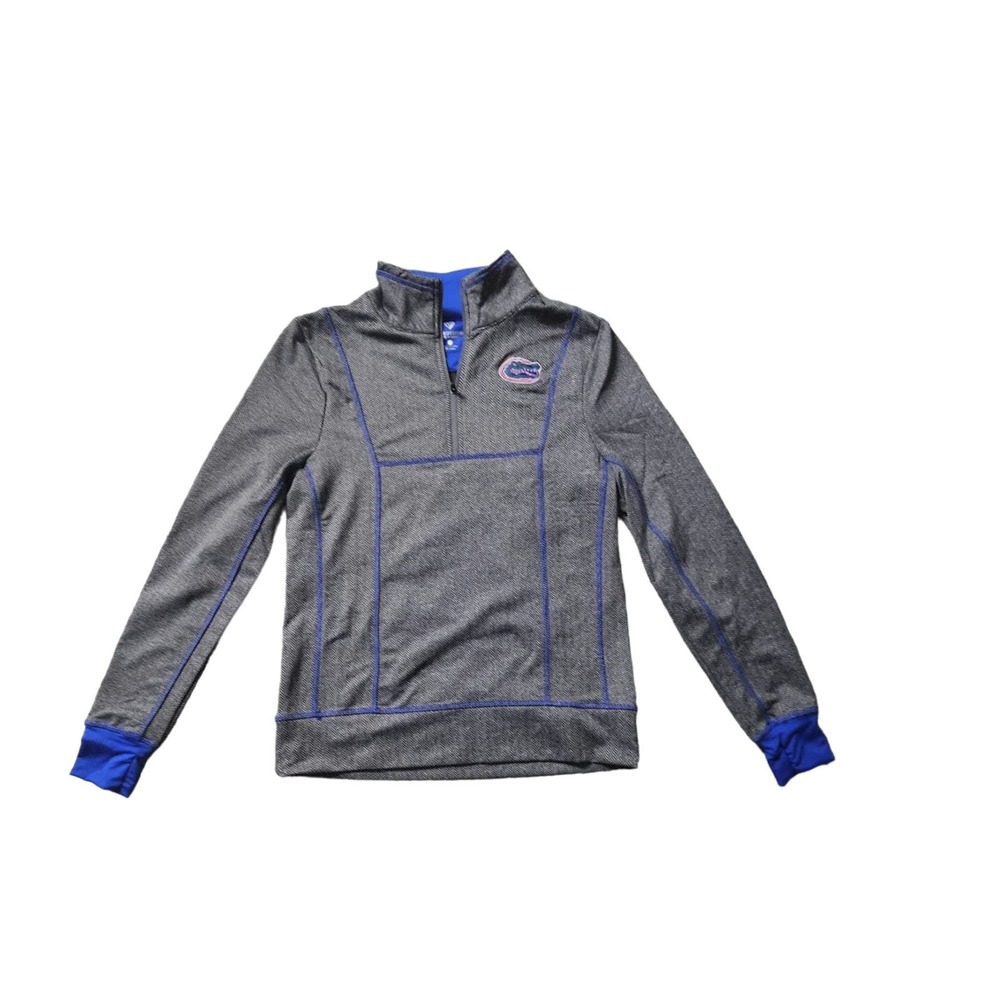 Florida Gators Colosseum Womens Herringbone Print  1/4Zip Pullover Jacket Size M